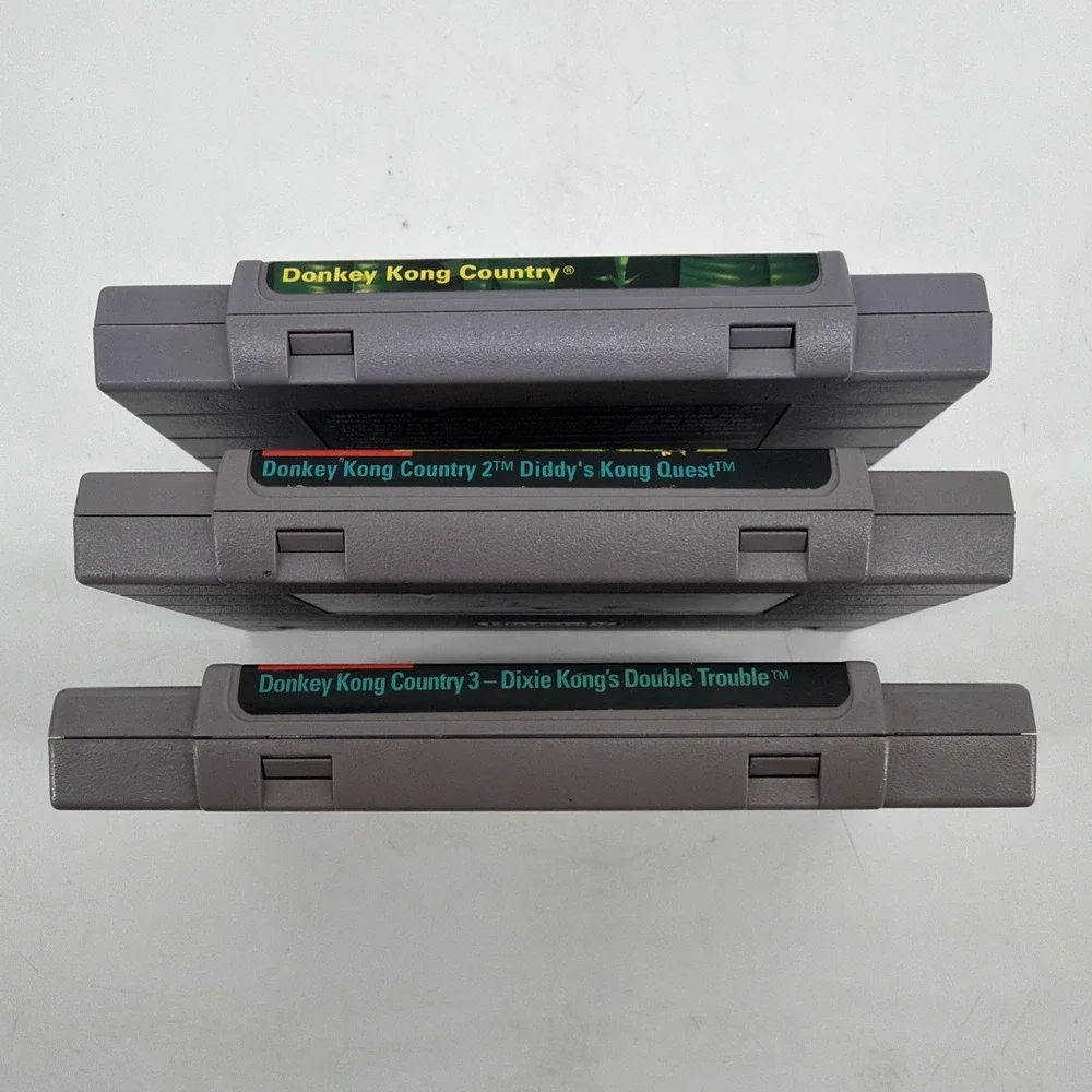 Donkey Kong Country 1 2 3 snes